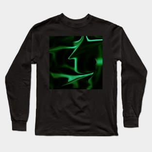 Green and black 1 Long Sleeve T-Shirt